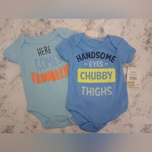 NWT Swiggles Blue One Piece Size 0/3 Months